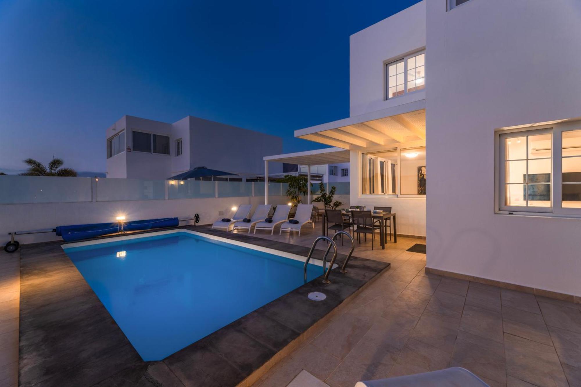 Villa Atlantica - Heated Pool In Playa Blanca 外观 照片