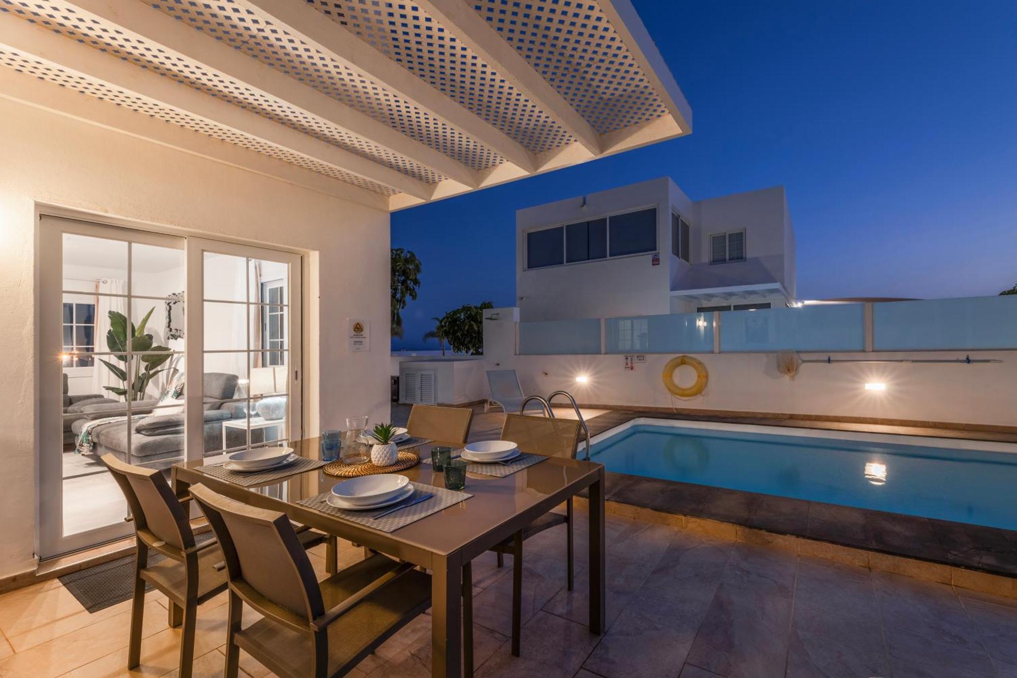 Villa Atlantica - Heated Pool In Playa Blanca 外观 照片
