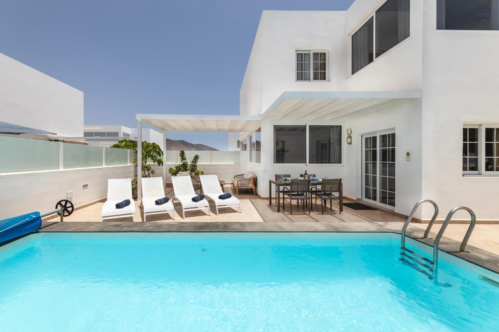 Villa Atlantica - Heated Pool In Playa Blanca 外观 照片
